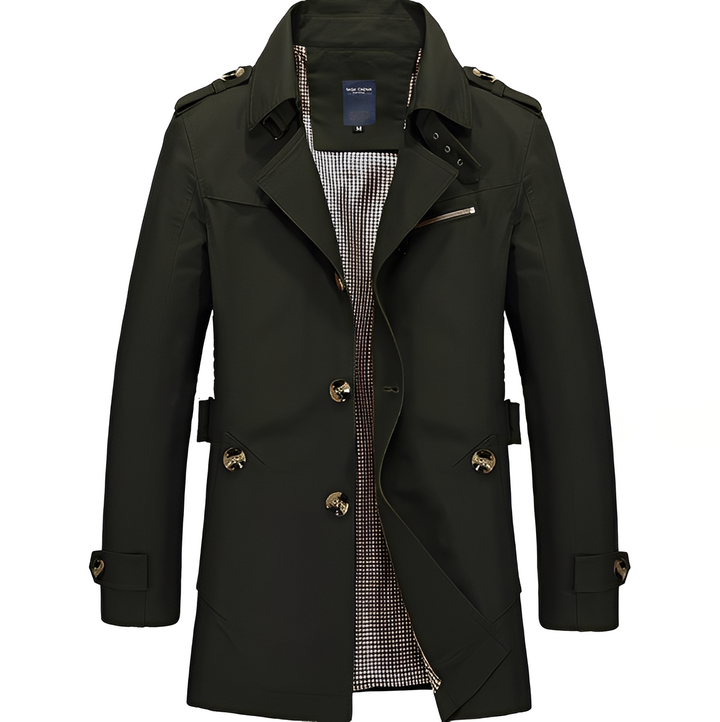 Drune | Lässige Mid-Länge Windjacke für Männer