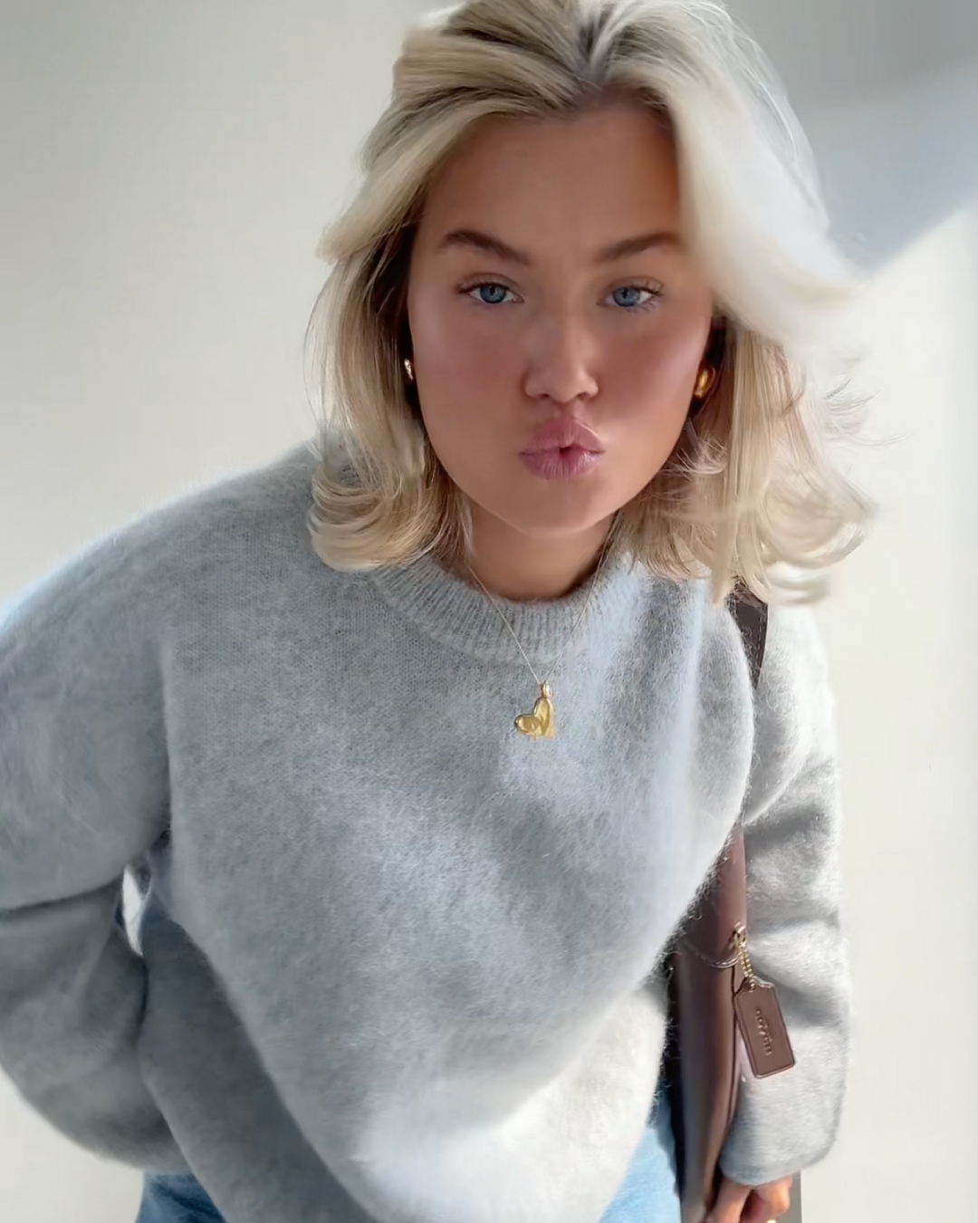 Drune | Mohair Mischpullover mit Rundhalsausschnitt