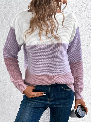 Drune | Tricolor Strickpullover