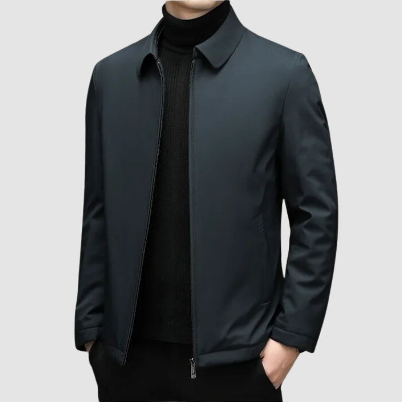Drune | Herren Slim Fit Zip-Up Jacke - Lässig