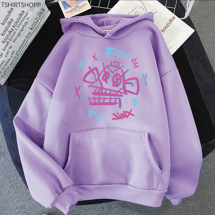 Drune | Arcane Hoodie Harajuku Stil Jinx und Ekko