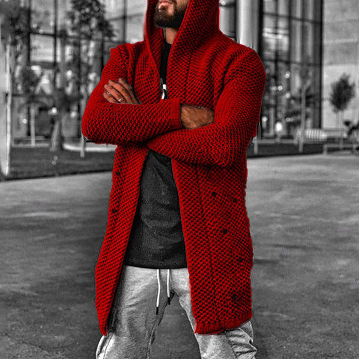 Drune | Strickjacke mit Kapuze für Männer