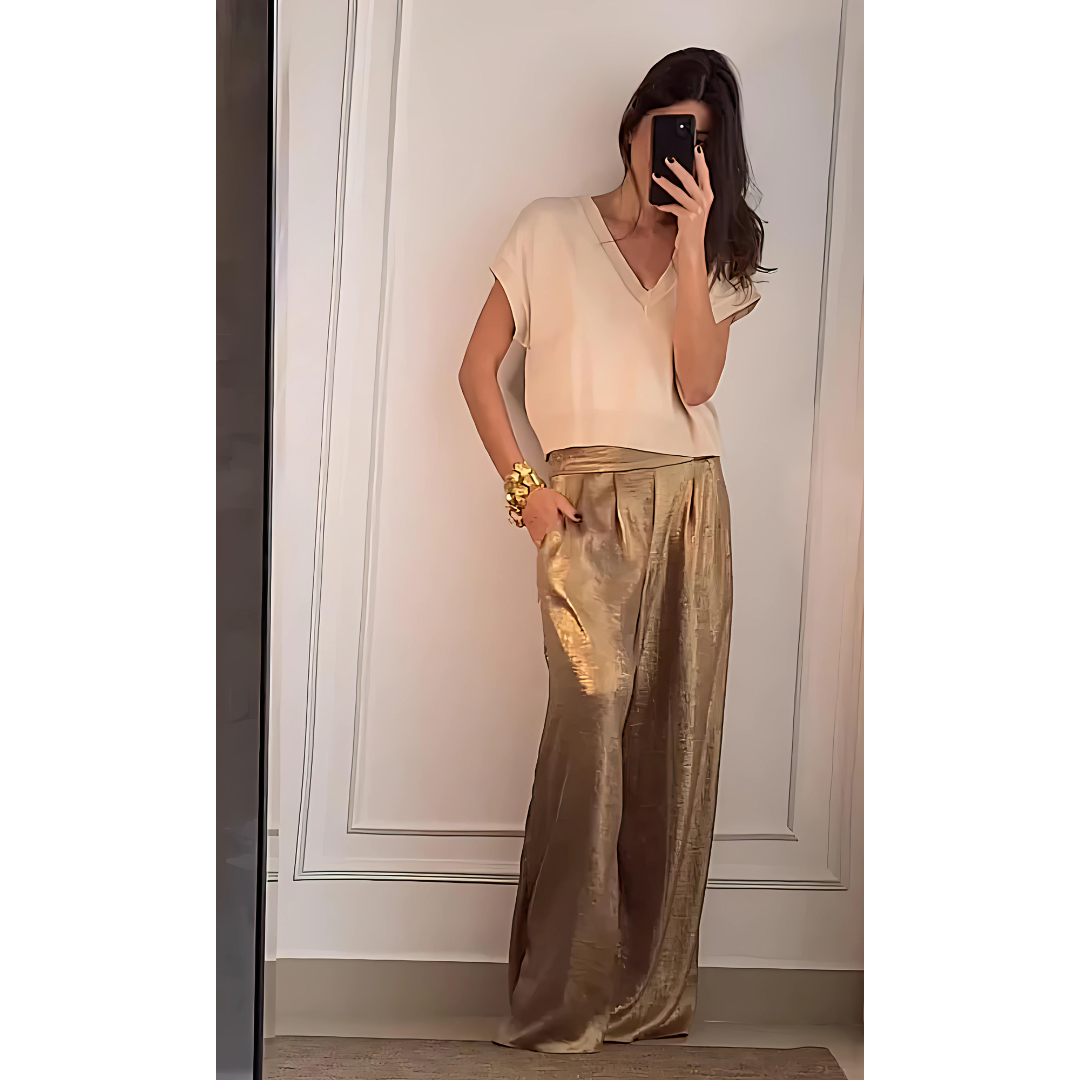 Drune | Elegante Hose mit Hohem Bund