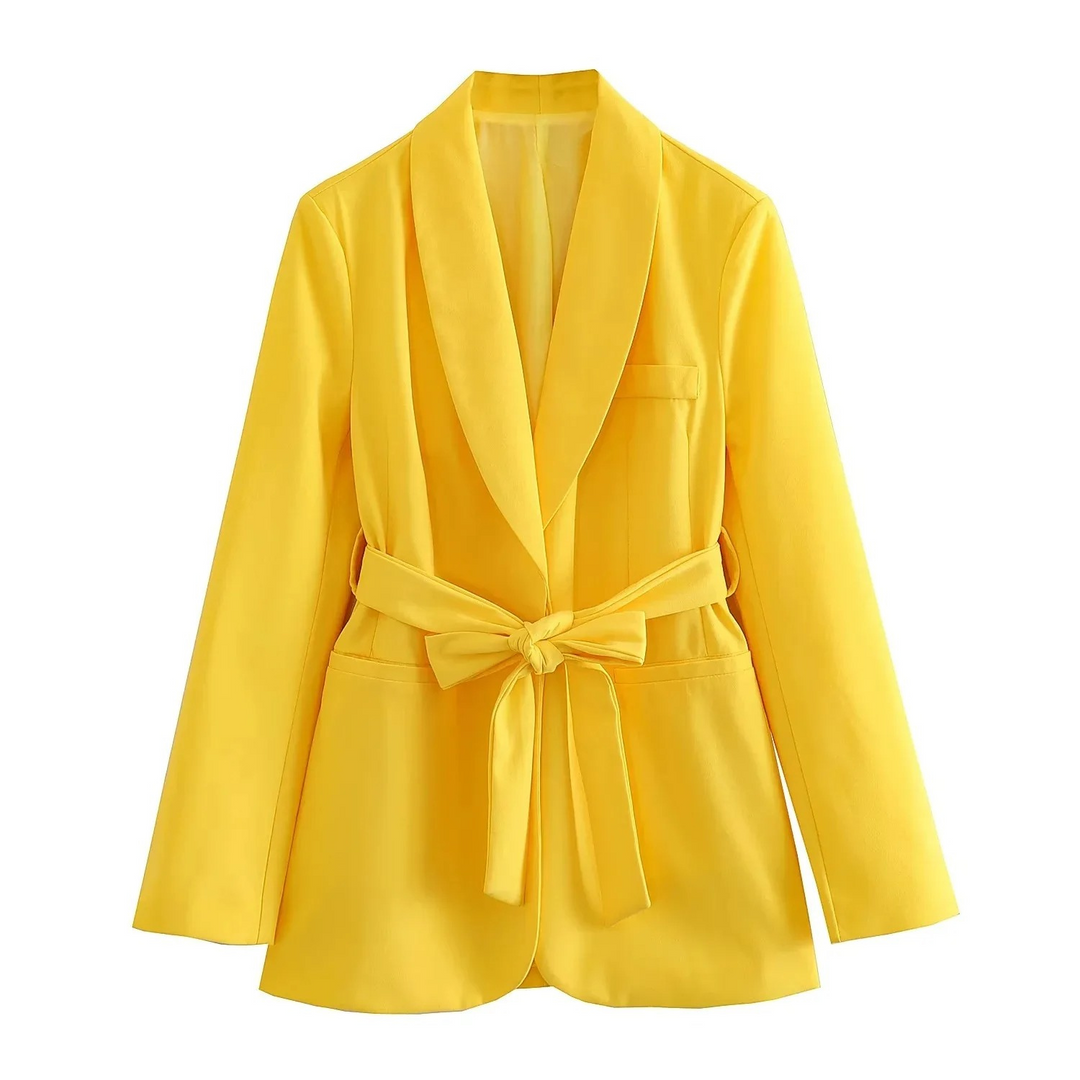 Drune | Mehrfarben Hausanzug Stil Blazer und Hose Satz