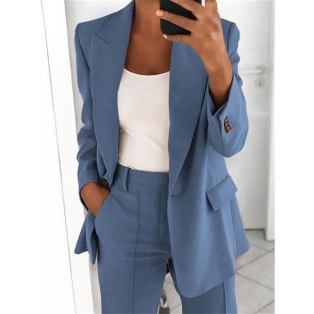 Drune | Ausschnitt Langarm Büro Damen Blazer