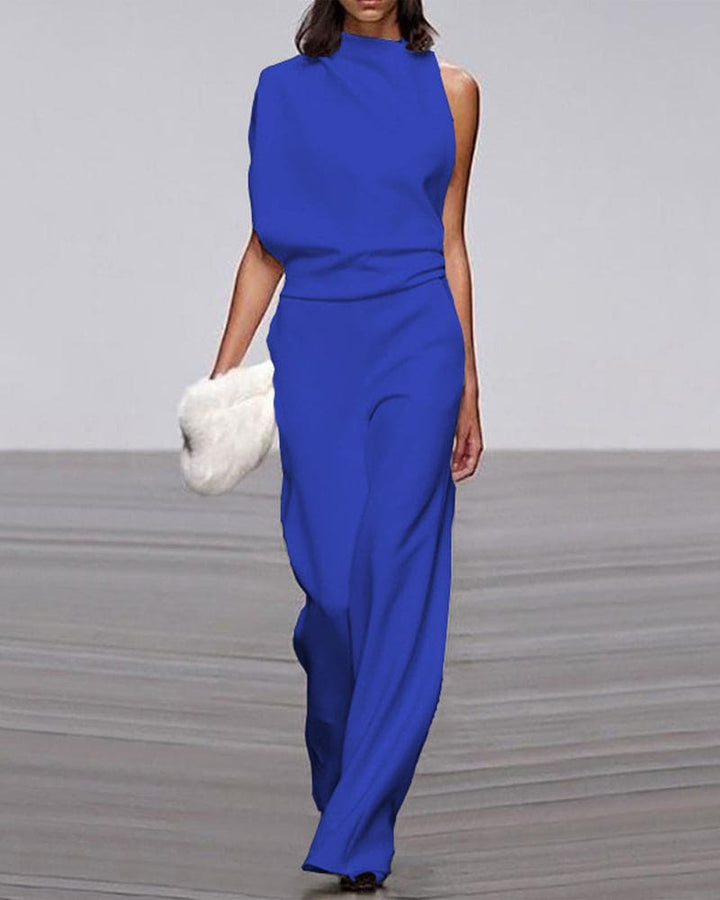 Drune | Premium Ein Schulter Jumpsuit