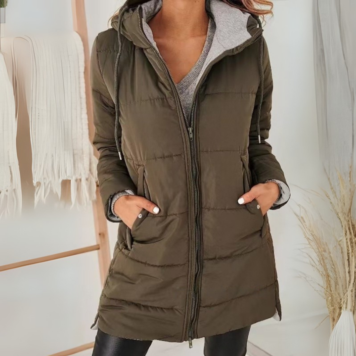Drune | Leichte gepolsterte Jacke mit Kapuze