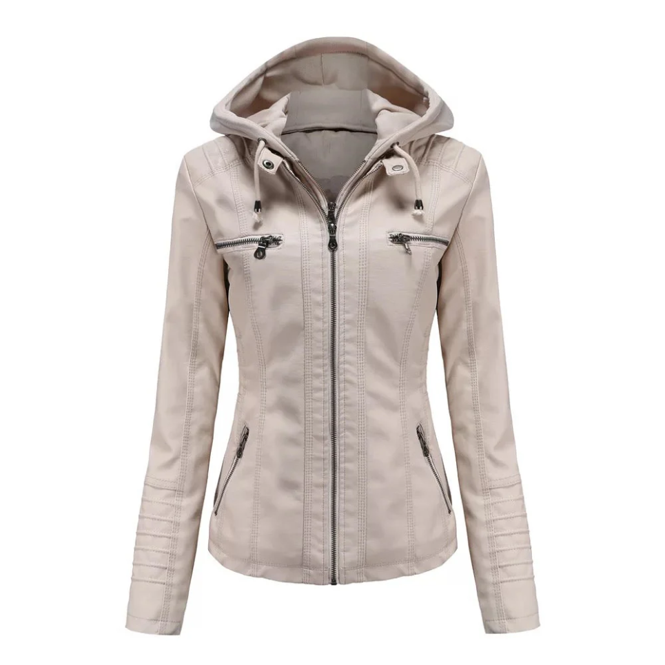 Drune | Damen Jacke Stylisches Design, Bequeme Passform Mit Taschen Und Kapuze