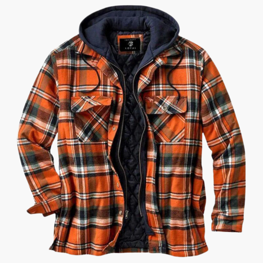 Drune | Freizeitjacke im Holzfäller-Stil mit Kapuze - Zeitlos & Warm für Outdoor und Alltag