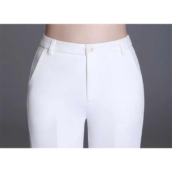 Drune | Elegante Enganliegende Hohe Taille Flared Hosen