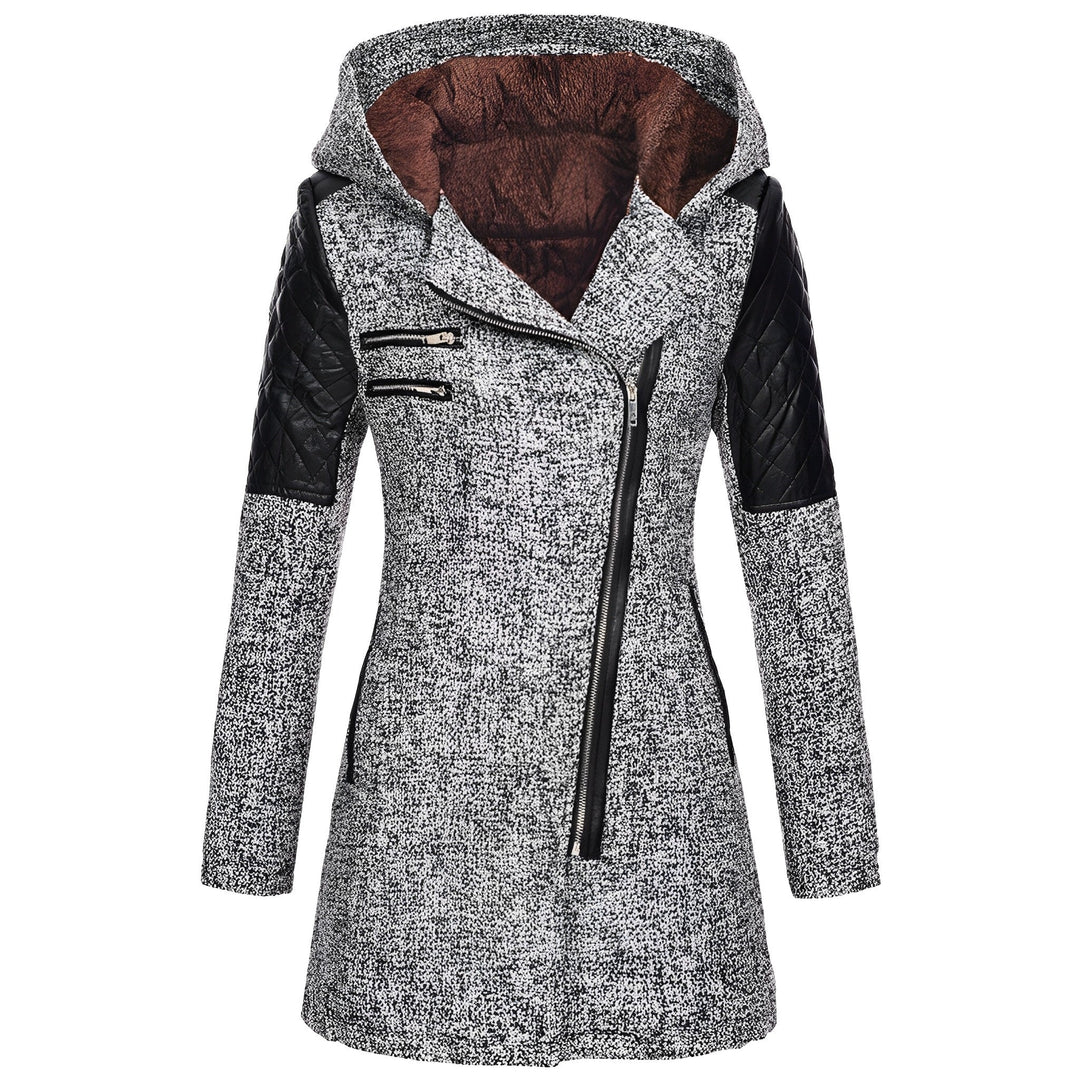 Drune | Winterlicher Woll|Trenchcoat Mit Kapuze