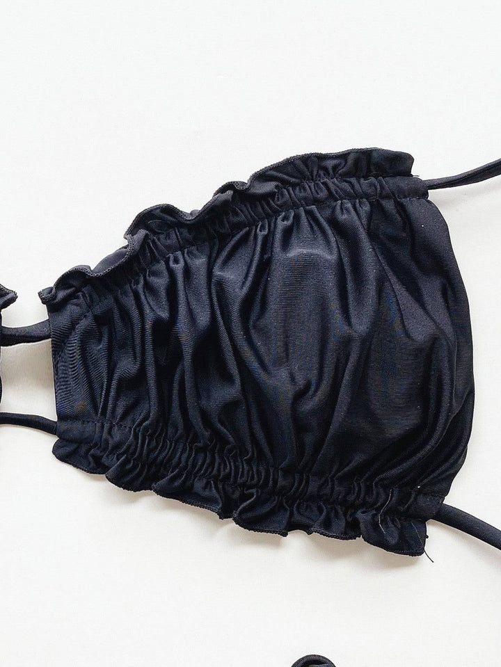 Drune | Rüschentrill Halterneck Bikini Set
