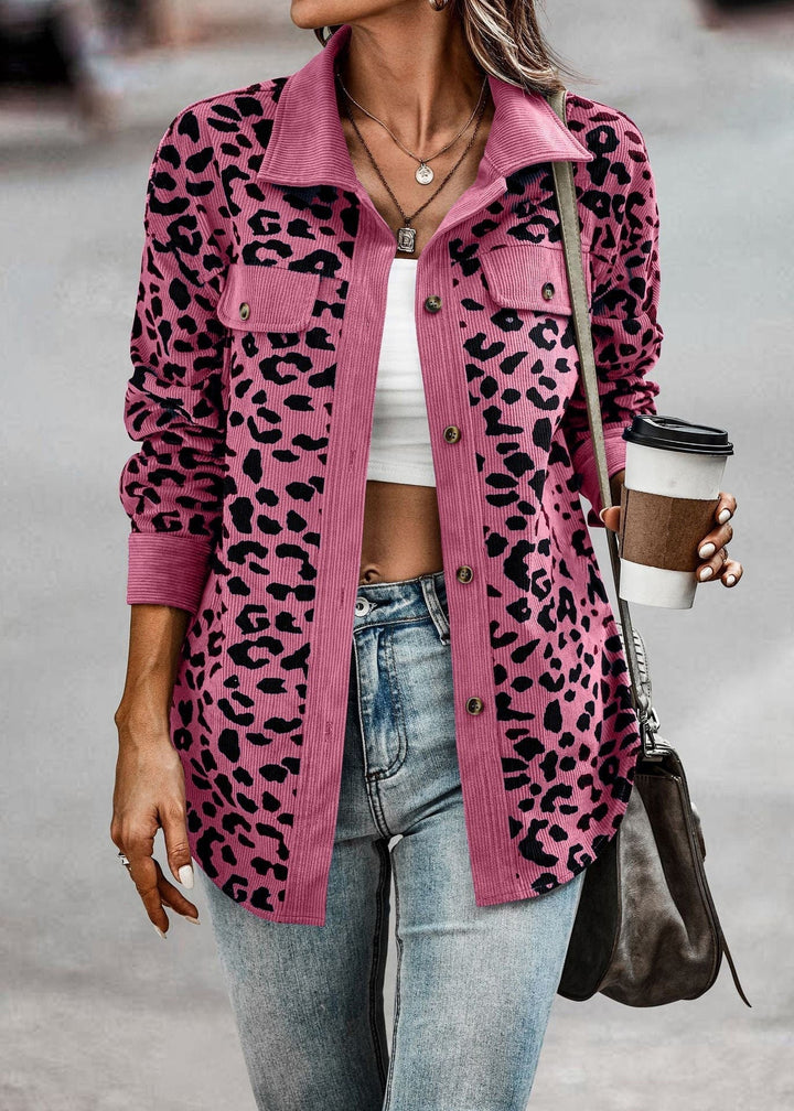 Drune | Leopardjacke Chic Premium Material Ideal für den Frühling