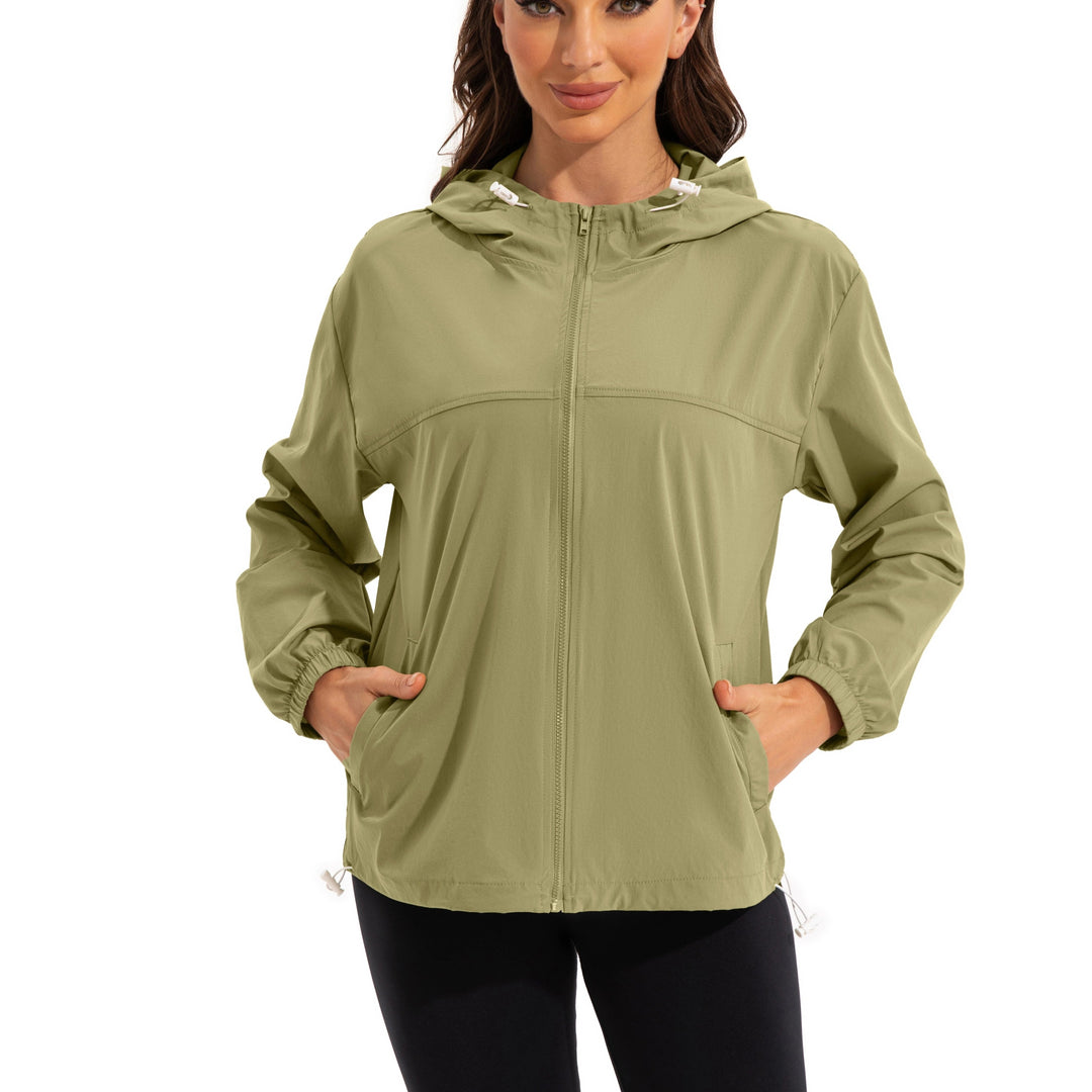 Drune | Wasserdichte Leichte Sportjacke Mit Kapuze