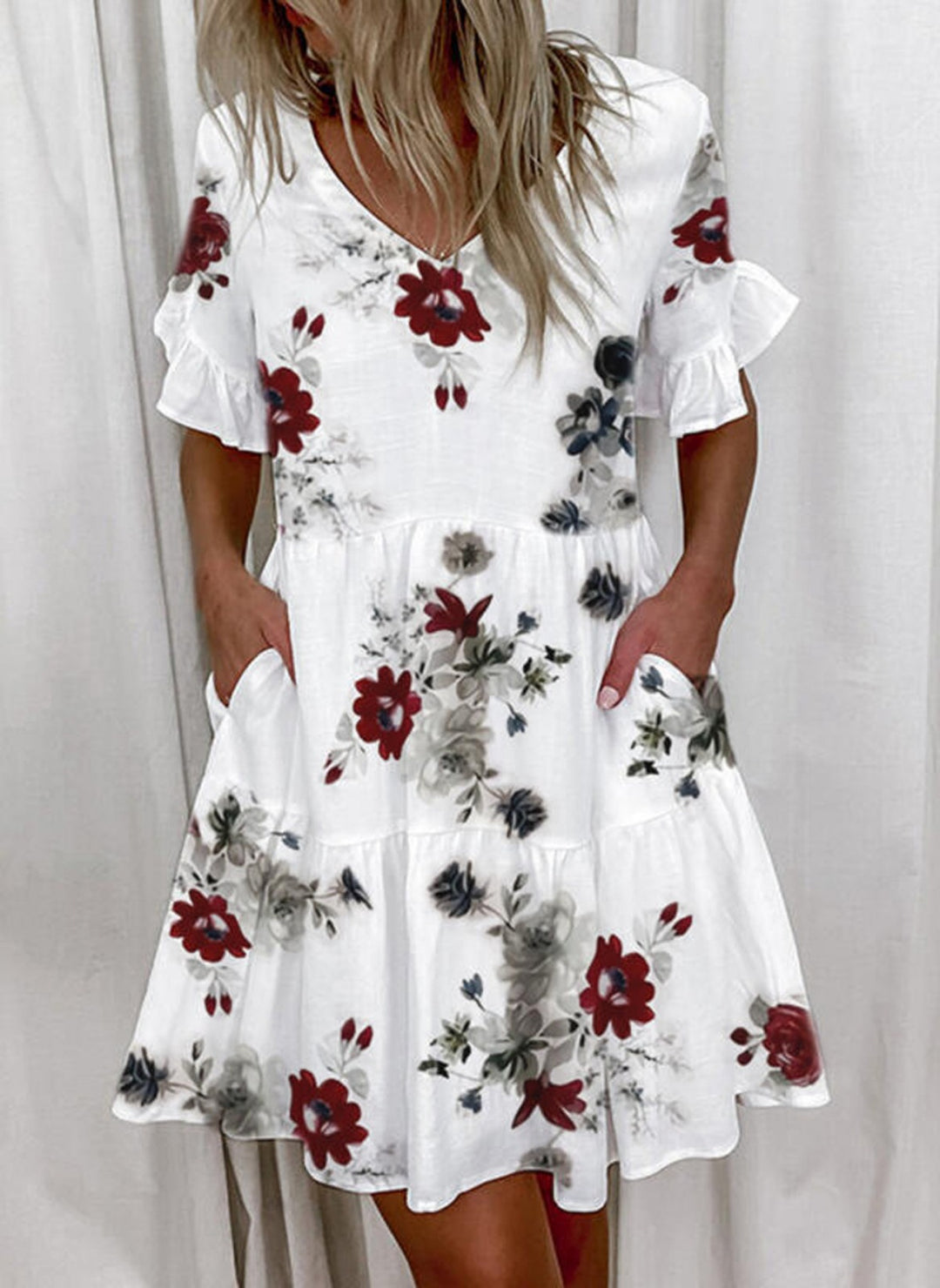 Drune | Pendelkleid mit V-Ausschnitt