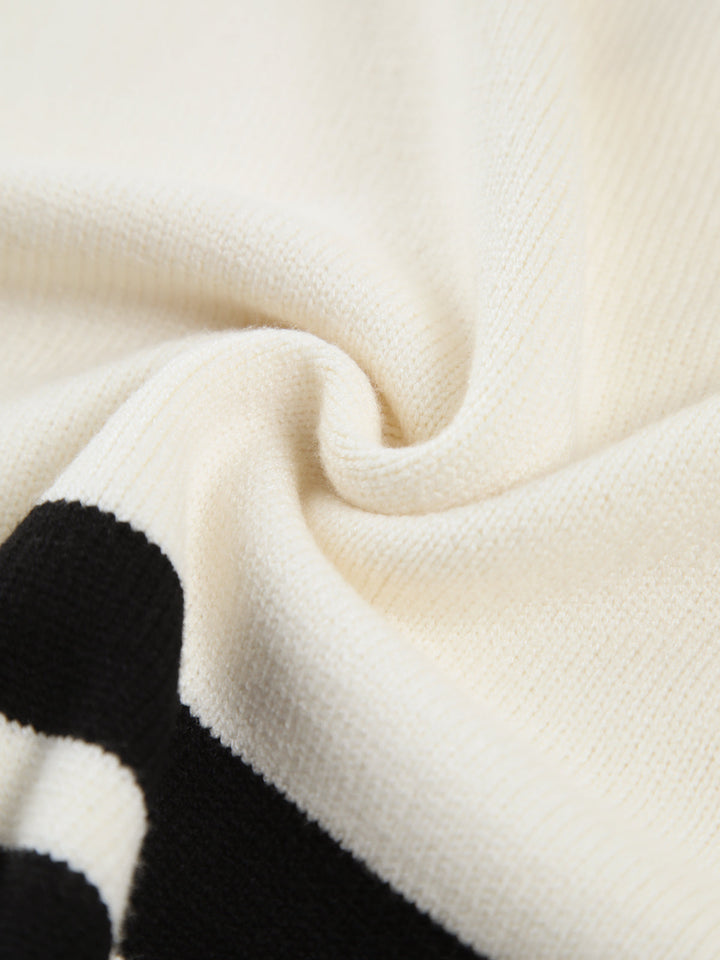 Drune | Miss Paris mock neck striped sweater