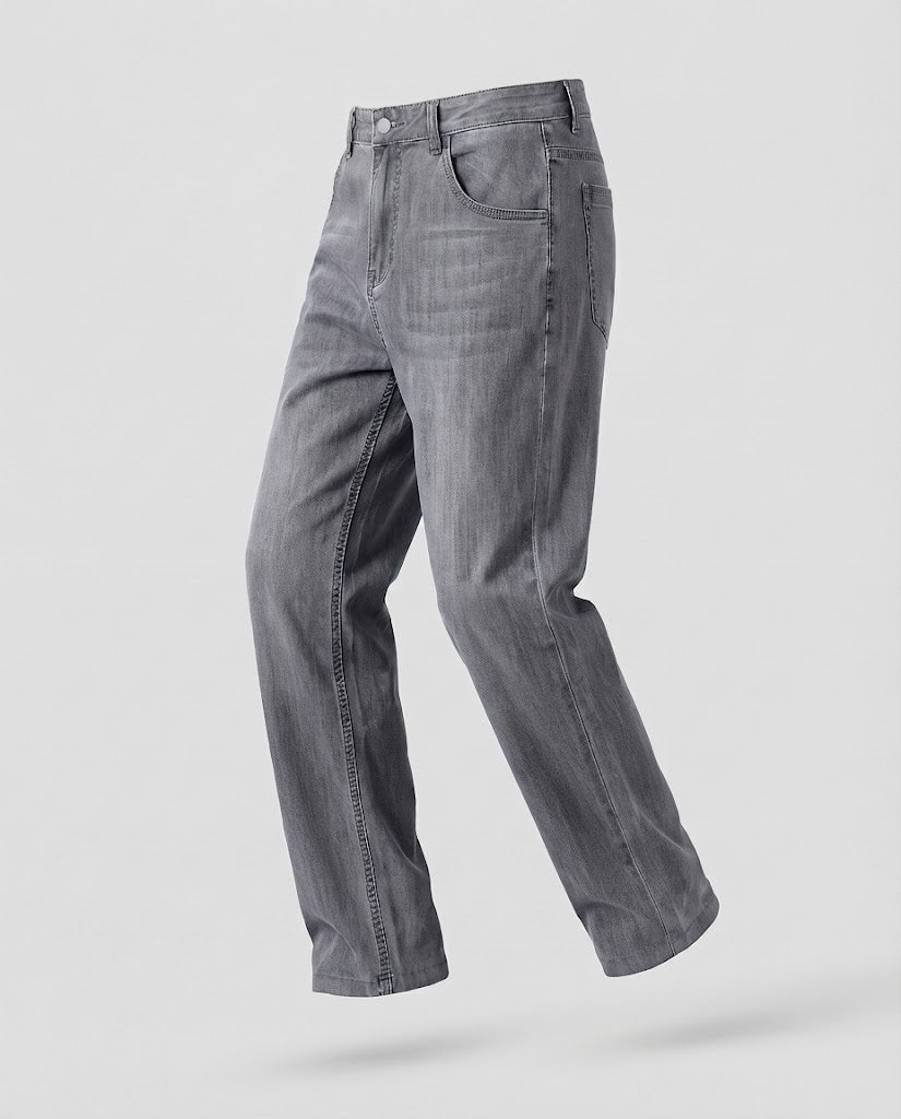 Herren Lässige und bequeme lockere Stoffhose Drune