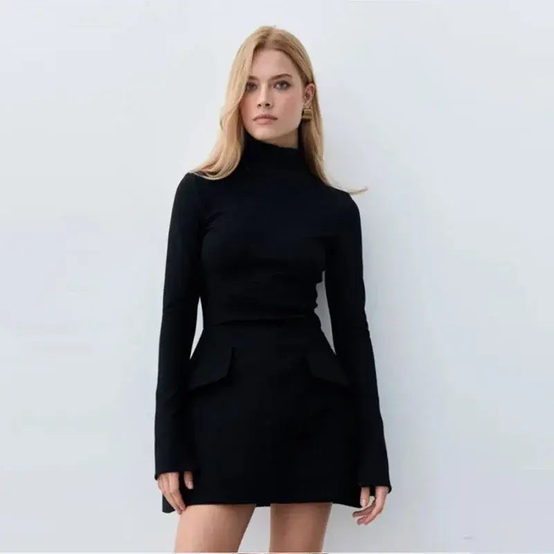 Drune |  Minikleid - Schick - Luxuriöss Material - Ideal für Party für Damen