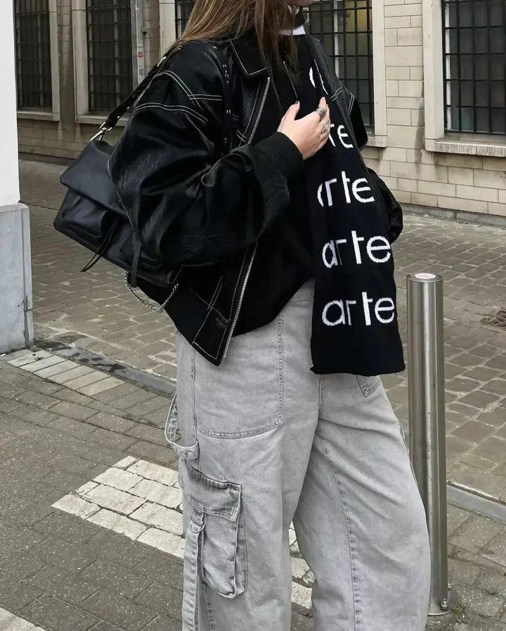 Drune | Oversized Bomberjacke Stilvoll und Wärmeresistent Perfekt für Herbst und Winter