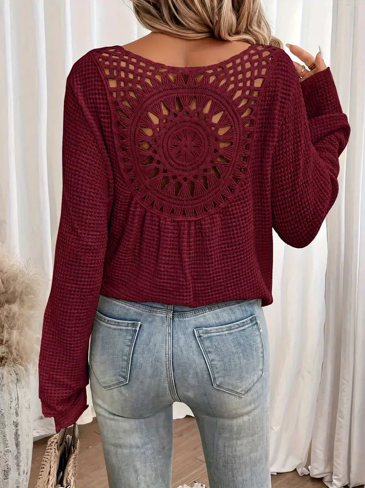 Drune | Eleganter V-Ausschnitt Pullover mit Zeitlosem Design