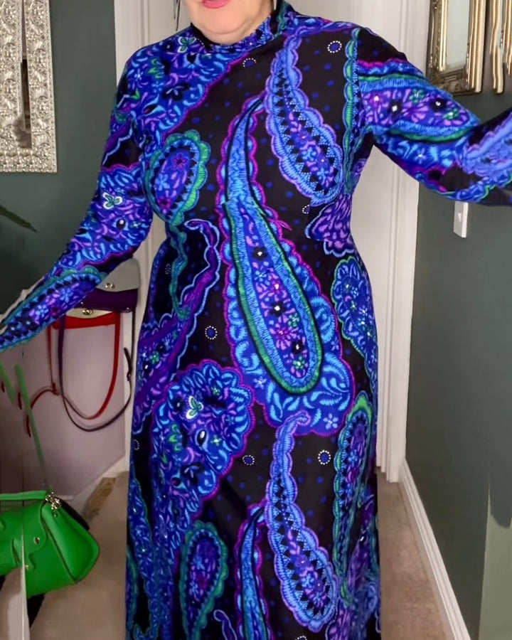 Drune | Kleid mit Paisley Print