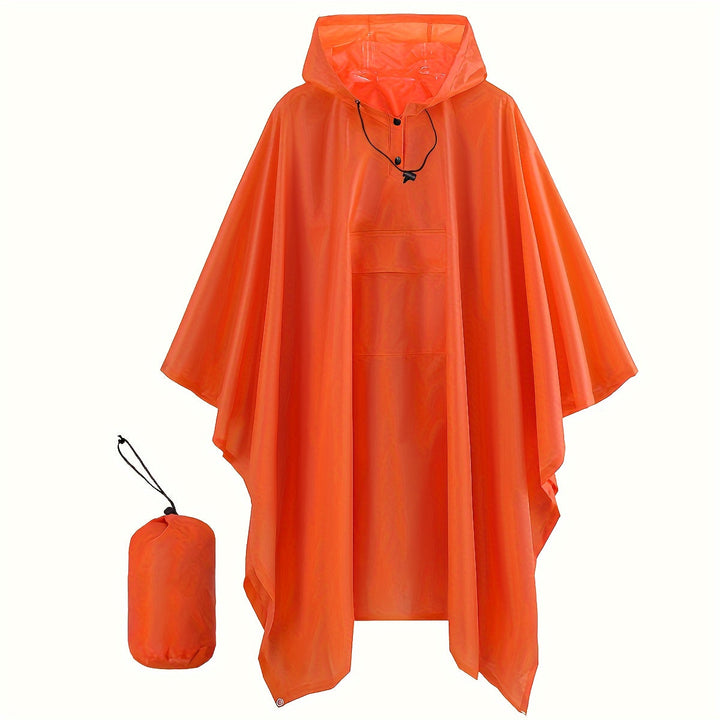 Drune | Wasserdichter Faltbarer Regenponcho Mit Kapuze