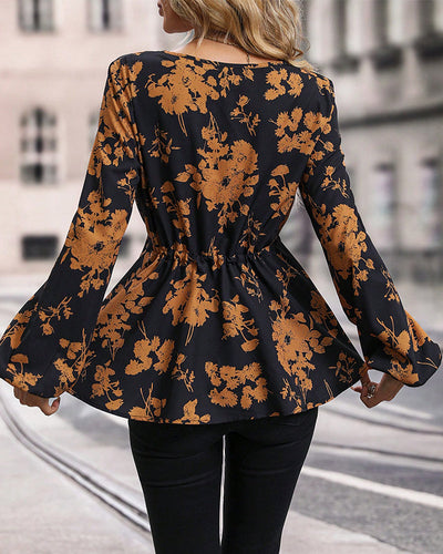 Drune | Stilvolle Bluse mit V-Ausschnitt