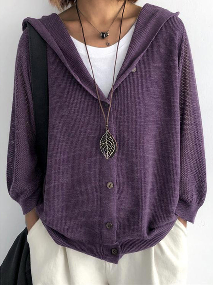 Drune | Knopf Down Pullover Bequem und Stilvoll