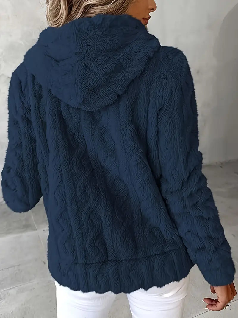 Drune | Weiches Kapuzen Sweatshirt mit Reißverschluss