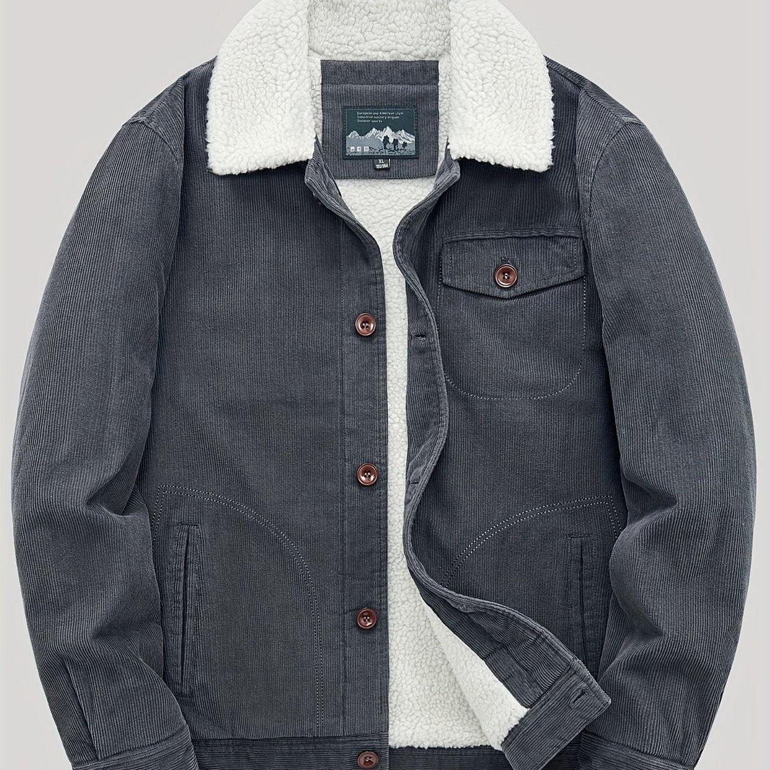 Drune | Jacke mit Knöpfen aus Fleece