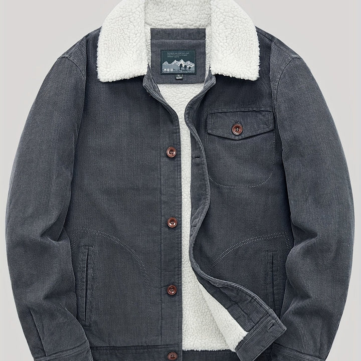 Drune | Fleecejacke mit Knöpfen