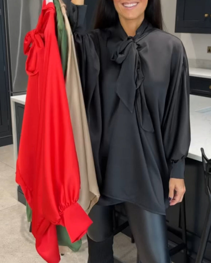 Drune | Bandkragen und Elegante Bluse