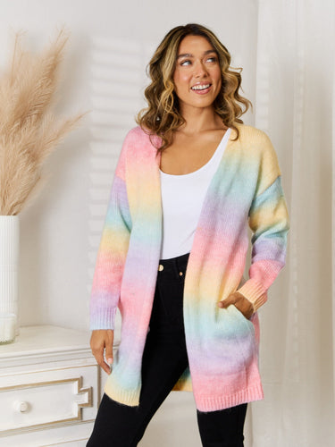 Drune | Engel Flügel Vollgröße Gradient Offene Vorderseite Cardigan