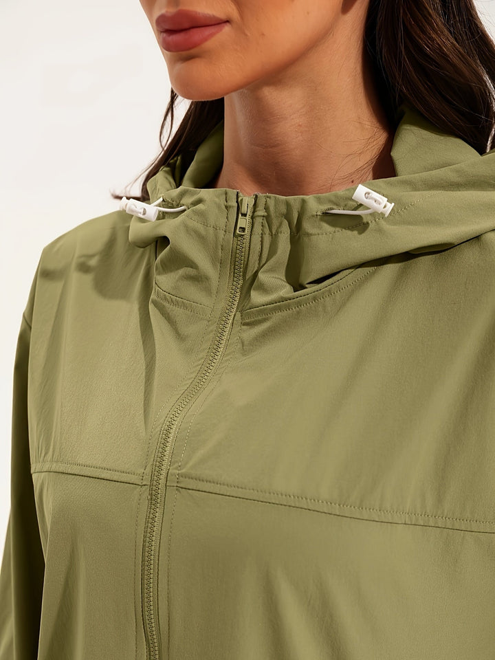 Drune | Leichte, Wasserdichte Sportjacke mit Kapuze