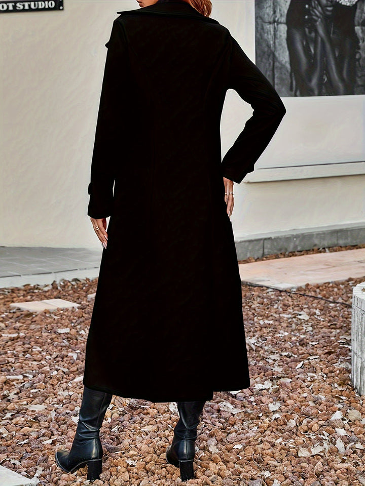 Drune | Eleganter Damen Trenchcoat Mit Doppelknopfverschluss