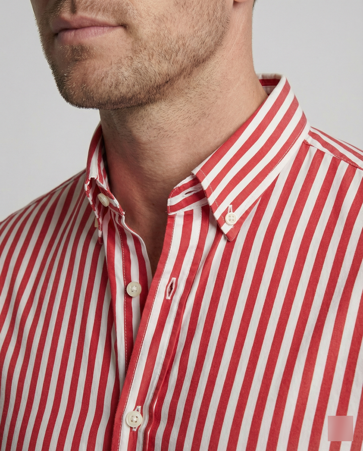 Drune - Gestreiftes Herren Antonio Hemd, modisch und stilvoll Normaler Preis