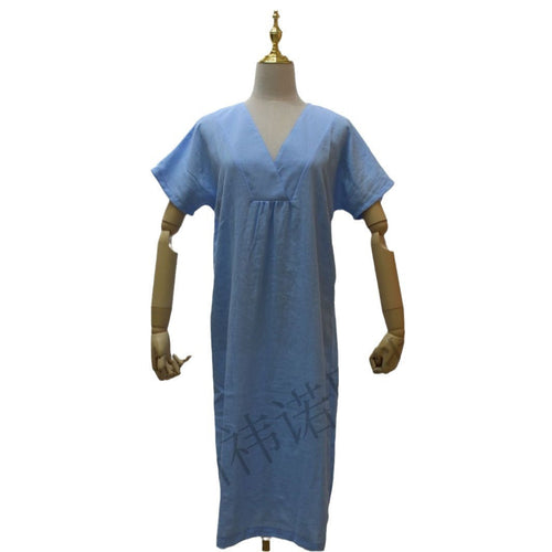 Drune | Sommerkleid Aus Baumwolle Und Leinen