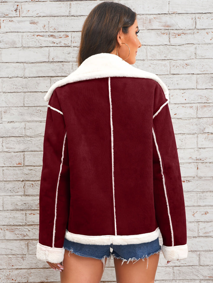 Drune | Winterjacke für Damen - gemütlich mit Schafsfellkragen