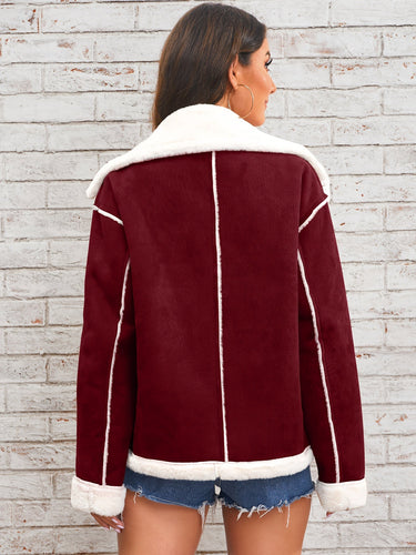 Drune | Winterjacke für Damen - gemütlich mit Schafsfellkragen