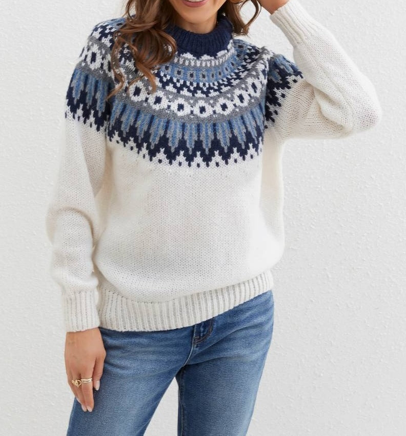 Drune | Stylish ethnically patterned sweater