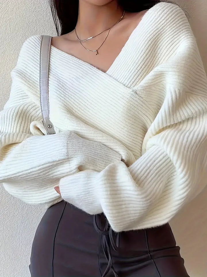 Drune - Gekreuzter Strick-Cardigan