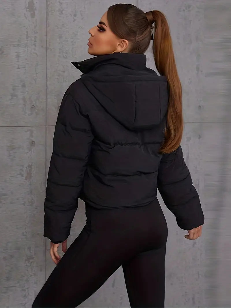 Drune | Gekürzte Puffer Winterjacke für Damen