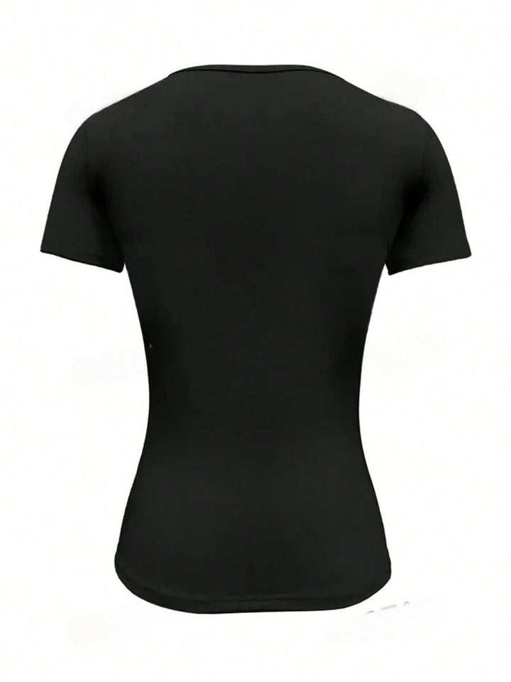 Drune | Rundhalsausschnitt Kurzarm T-Shirt