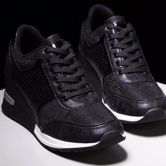 Drune | Orthopädische Sneakers mit Hohem Absatz und Keilabsatz