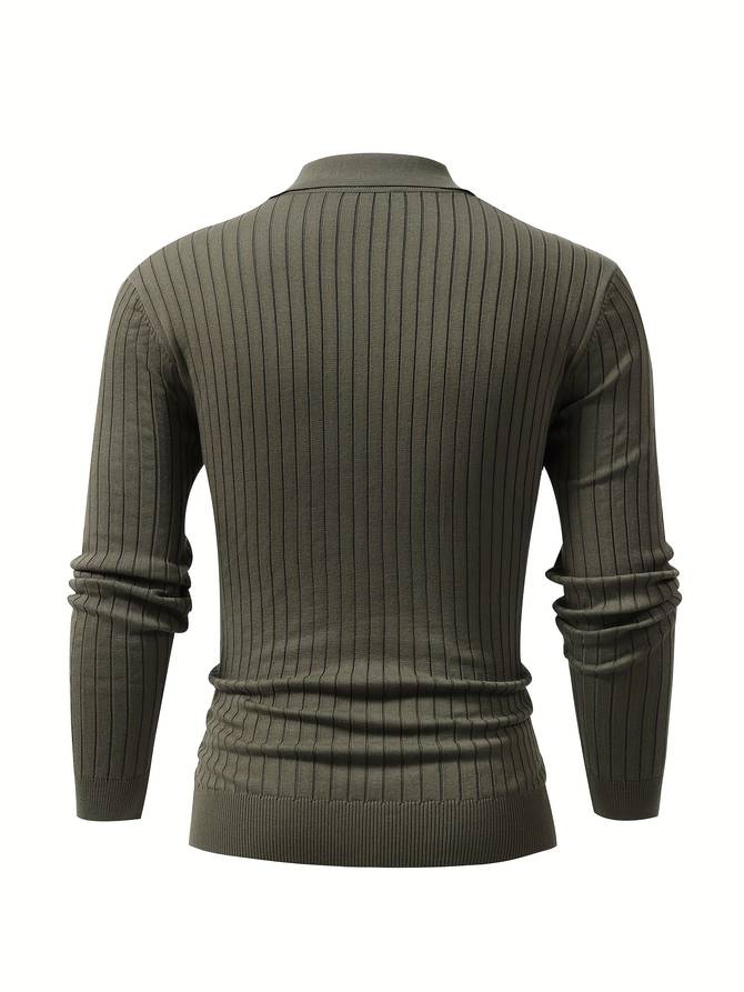 Drune - Lässiger Herrenpullover mit V-Ausschnitt