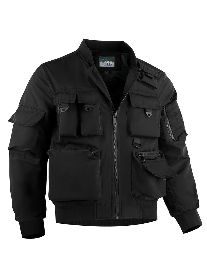 Drune | taktische Windjacke Cargo mit mehreren Taschen für Herren - Perfekt für Outdoor-Aktivitäten