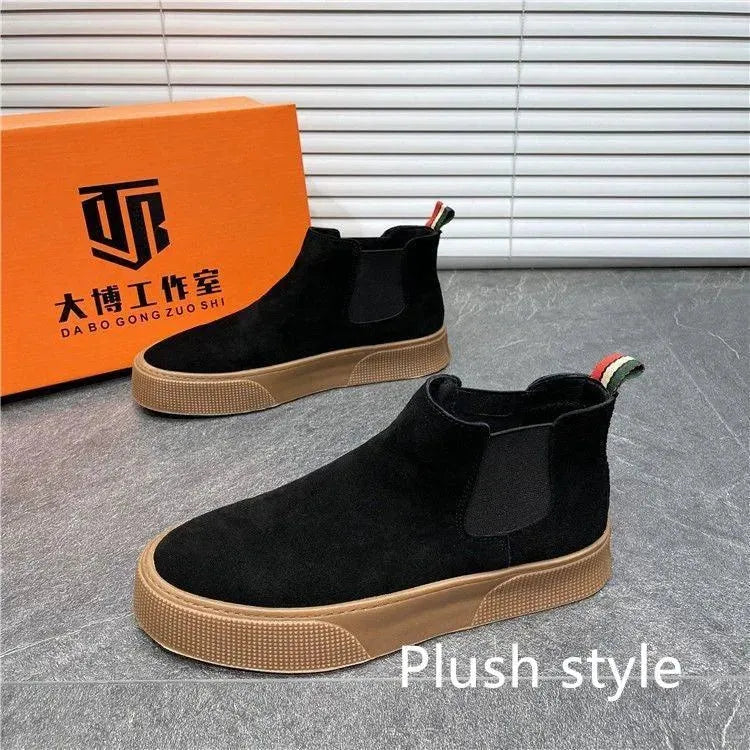 Drune | Chelsea Boots Herren aus Samt – Eleganter und lässiger Stil