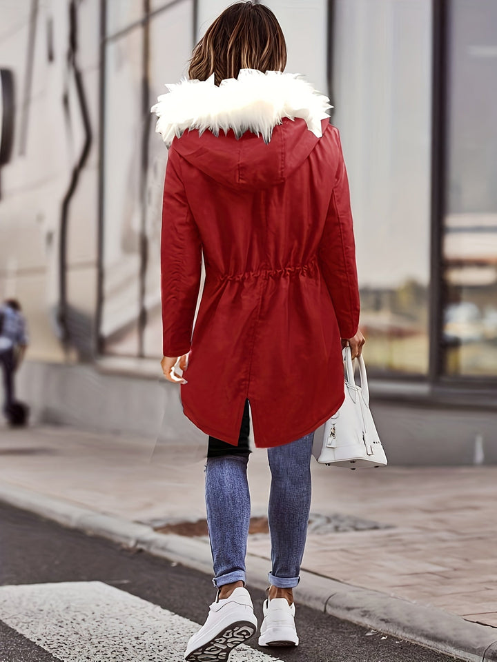 Drune | Kapuzenpullover Zugkordel Parka Mantel