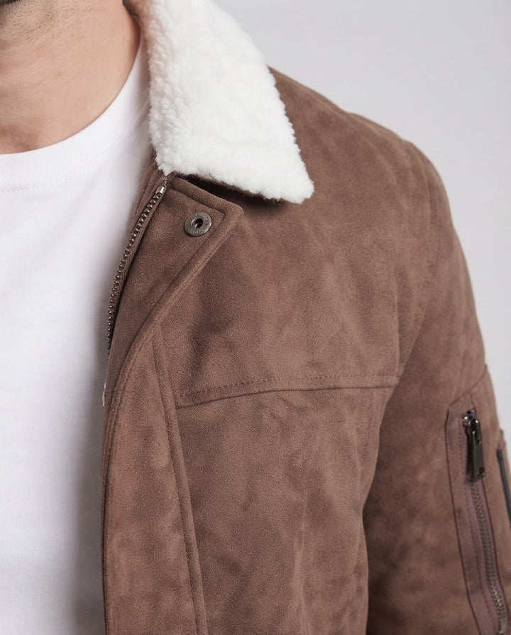 Herren Fleecegefütterte Windjacke Drune