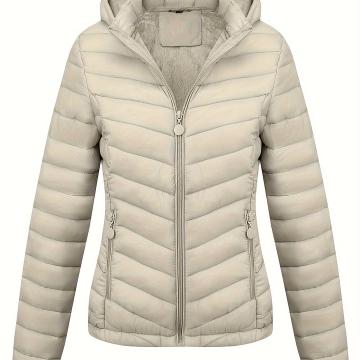 Drune | Kapuzenjacke mit Reißverschluss und schrägen Taschen